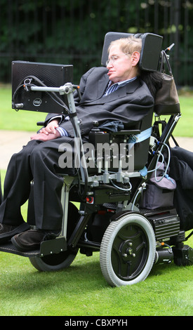 Le professeur Stephen Hawking Cambridge Banque D'Images