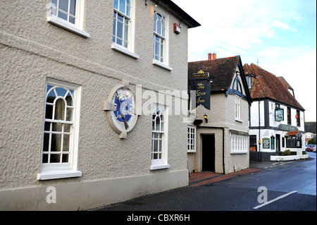 Le célèbre pub Gun Inn à Findon village West Sussex Royaume-Uni Banque D'Images