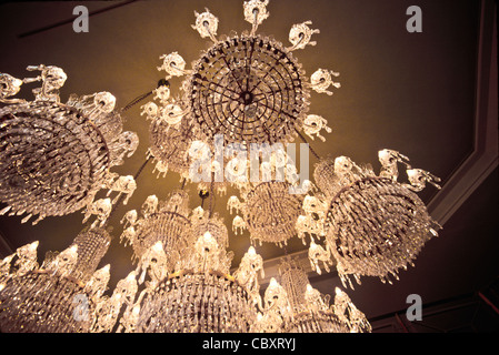 Chandelier en cristal de Waterford Waterford, Ireland Banque D'Images