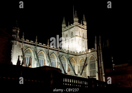 L'église de l'abbaye de Saint Pierre et Saint Paul, baignoire, communément connu sous le nom de l'abbaye de Bath Banque D'Images