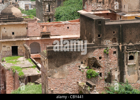 Le Fort d'Amber Palace, Jaipur, Rajasthan, Inde. Banque D'Images