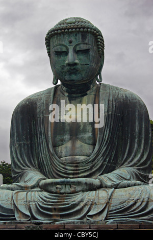 Le Grand Bouddha (Daibutsu), Kotoku-in, Kamakura, Japon Banque D'Images