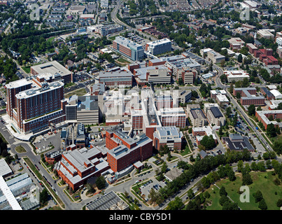 Photographie aérienne, Chandler Medical Center de la University of Kentucky, Lexington, Kentucky Banque D'Images