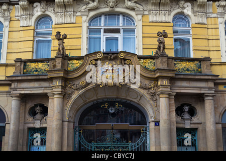 Ministère du Commerce, près de la place de la Vieille Ville, Prague, République Tchèque Banque D'Images