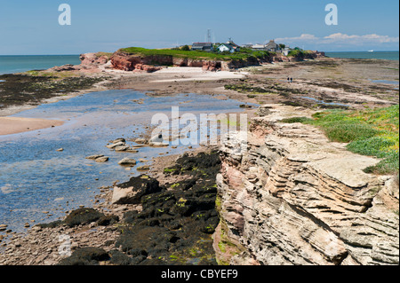 Hilbre Island, Dee estuaire, le Wirral, Merseyside, England, UK Banque D'Images