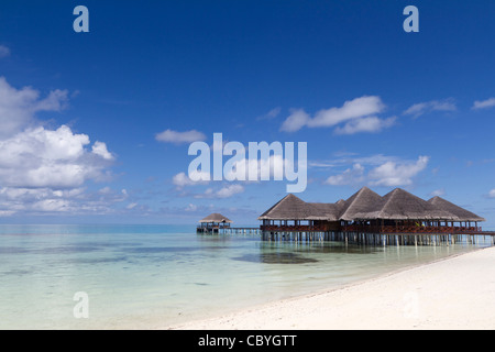 Medhufushi Island aux Maldives Banque D'Images