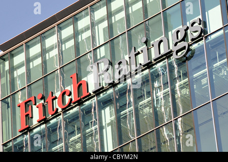 Fitch Ratings signe sur immeuble de bureaux à Londres Banque D'Images