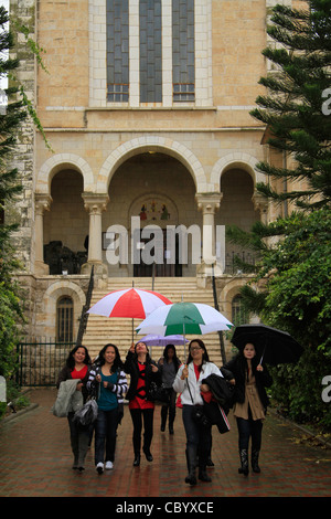 Israël, Shephelah, Noël au monastère trappiste de Latroun Banque D'Images