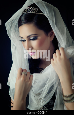Belle Asian bride Banque D'Images
