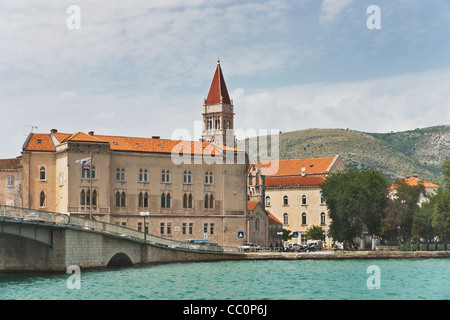 Vieille ville de Trogir, en Dalmatie, Croatie, Europe Banque D'Images