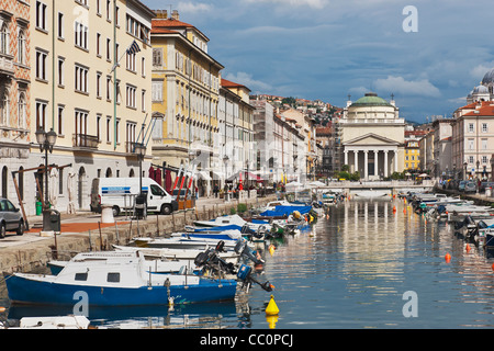 Le Grand Canal, Trieste, Frioul-Vénétie Julienne, Italie, Europe Banque D'Images