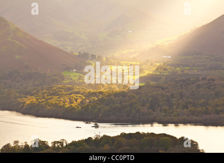 Voir Swinside de Latrigg, Cumbria. Banque D'Images