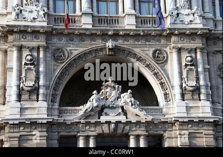 Gros plan de l'Corte di Cassazione à Rome Banque D'Images