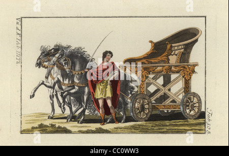 Char à quatre chevaux du Préfet prétorien, Praefectus praetorio. Banque D'Images