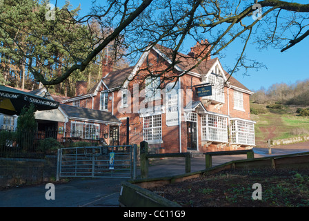 La Taverne de la colline à l'ombre de la worcestershire Clent Hills Banque D'Images