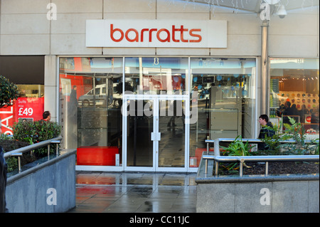 Vide Barratts Shoe shop Brighton UK 2012 UK Banque D'Images
