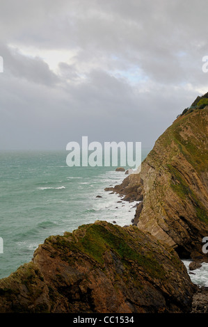 Dungy Head et de l'escalier ouest ,trou,Lulworth Dorset Banque D'Images