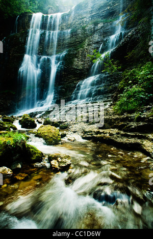 Grande Cascade, Cascade du Guiers, Alpes Banque D'Images