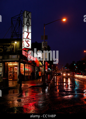 29 novembre 2011 : Photos de Katz's Delicatessen dans le lower east side de New York City, USA. Banque D'Images