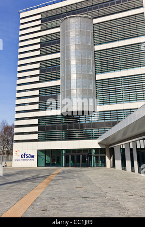 La façade de la siège de l'Autorité européenne de sécurité des aliments, Parme, Emilie-Romagne, Italie Banque D'Images