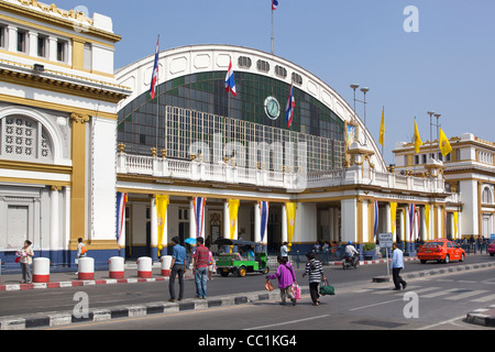 La gare de Hualamphong Bangkok Banque D'Images