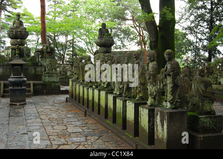 Gohyaku Rakan (500 statues), Kita-dans Temple, Kawagoe, Japon Banque D'Images