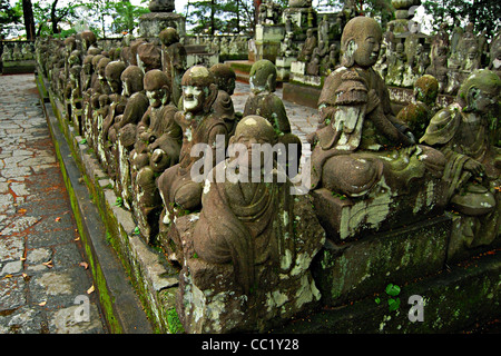 Gohyaku Rakan (500 statues), Kita-dans Temple, Kawagoe, Japon Banque D'Images