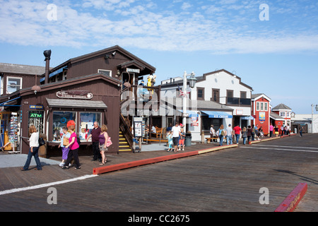 Stearns Wharf Pier à Santa Barbara en Californie Banque D'Images