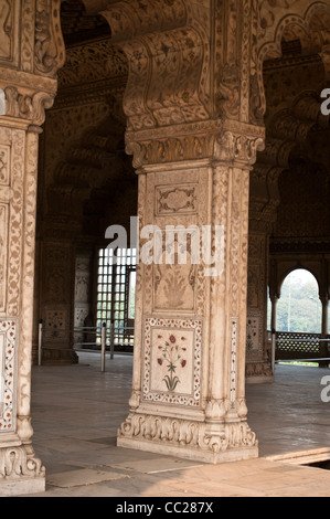 Khas Mahal, le Fort Rouge, Lal Qila, Old Delhi, Inde Banque D'Images