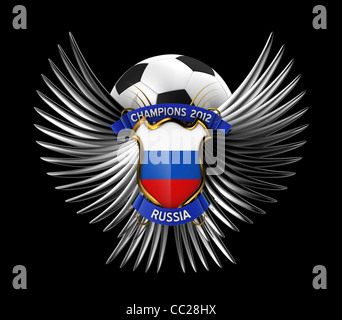La Russie Soccer Ball Banque D'Images