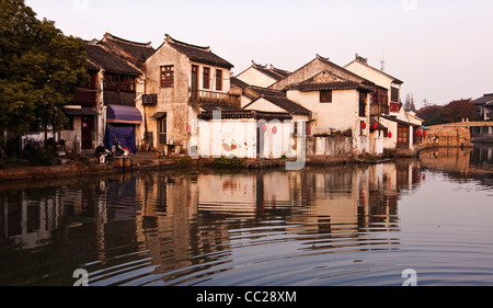 Tongli watertown près de Shanghai - Chine Banque D'Images