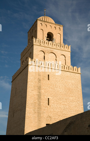 Grande Mosquée, Kairouan, Tunisie. Banque D'Images