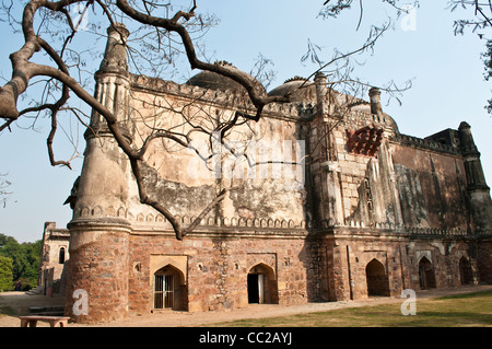 Bara Gumbad mosque, Lodi Gardens, New Delhi, Inde Banque D'Images