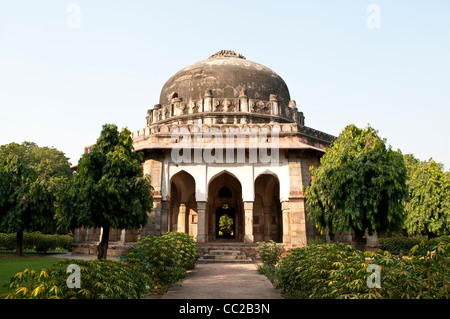 Tombe de Sikandar Lodi, Lodi Gardens, New Delhi, Inde Banque D'Images