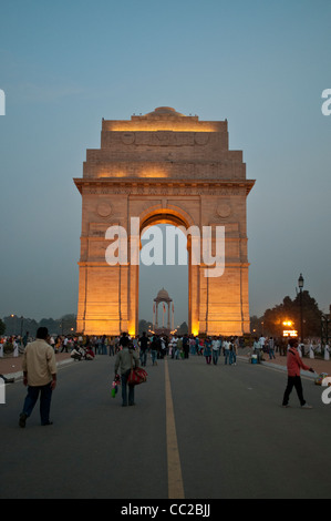 La porte de l'Inde, New Delhi, Inde Banque D'Images