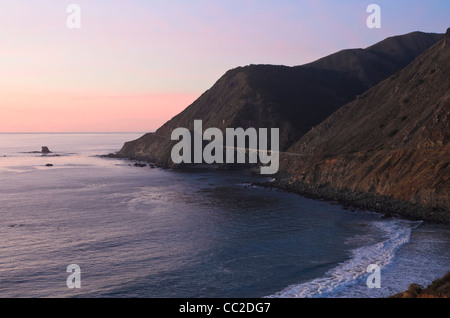 Big Sur la côte centrale, près de Monterey, Californie, Banque D'Images