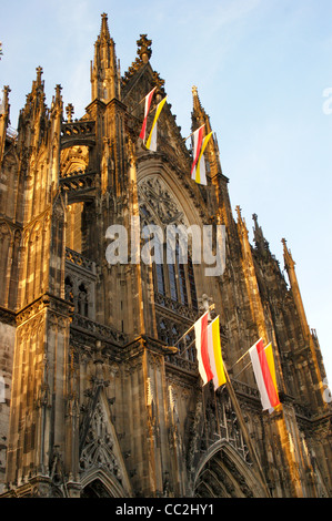 La cathédrale de Cologne, Koln, Nordrhein-Westfalen, Allemagne Banque D'Images