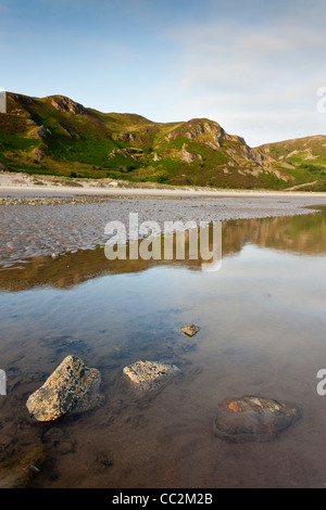 De Conwy Snowdonia Morfa Beach Banque D'Images