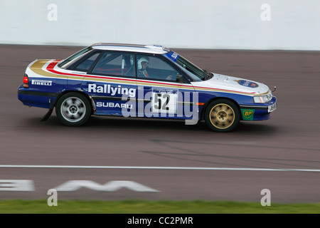 2011 Thame Motorsport club & Middlesex County Automobile club stades10/12/2011 Rockingham matthieu pyle chris dale Subaru Legacy Banque D'Images