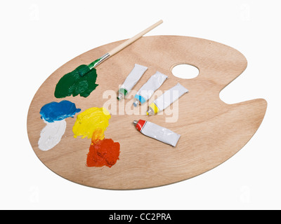 Photo détail d'une palette de couleurs et couleurs différentes Banque D'Images