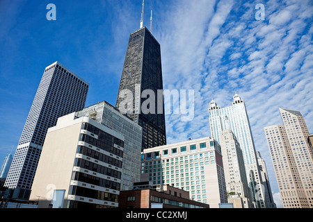 États-unis, Illinois, Chicago, Hancock Building Banque D'Images