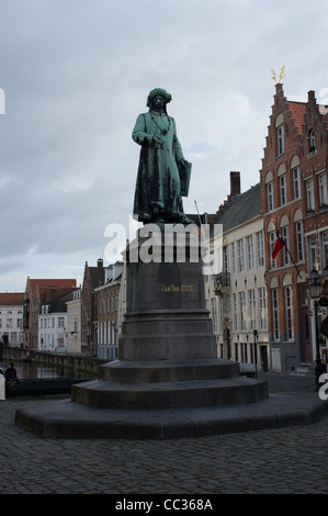 Street, boutique, building ruelle Bruges Belgique Banque D'Images