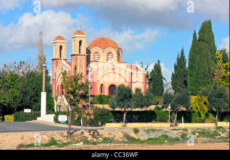 Église orthodoxe grecque à Chlorakas Banque D'Images