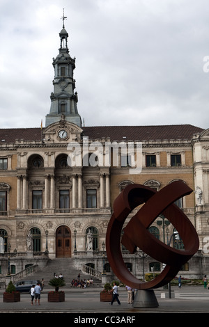 Ayuntamiento de ville, vieille ville, Bilbao, Espagne Banque D'Images