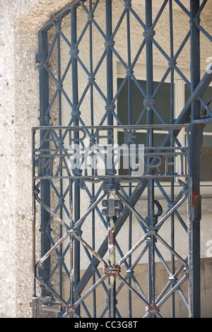 Les camps de concentration de Dachau pour portes Banque D'Images