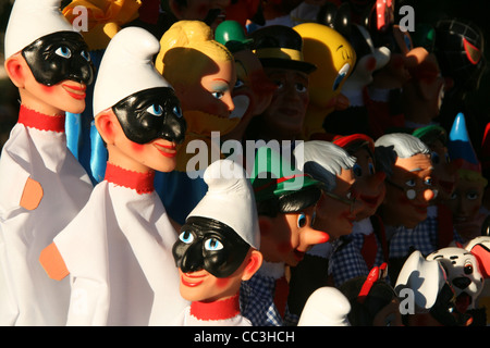 Punch et Judy poupées marionnettes type caractères sur gianicolo Rome Italie Banque D'Images