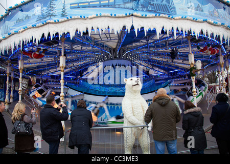 Polar Ride at Winter Wonderland à Hyde Park à Londres UK Banque D'Images