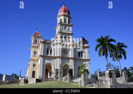 La basilique de la Virgen de la Caridad del Cobre (1920-1927), Cobre, près de Santiago de Cuba, Cuba Banque D'Images