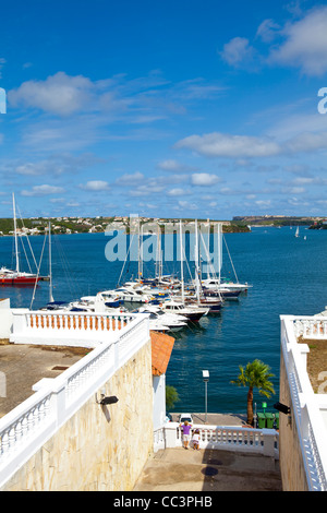 Mahon, Minorque, Iles Baléares, Espagne Banque D'Images