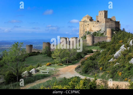 Le Château de Loarre, Aragon, Espagne Banque D'Images